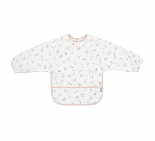 Bavoir à manches imperméable - Lovely Birds - Les ptites soeurs