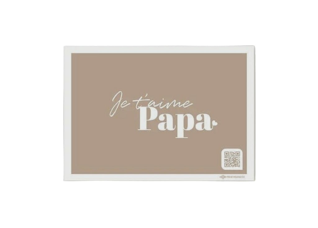 Affichette sonore - Je t'aime papa - Les ptites soeurs