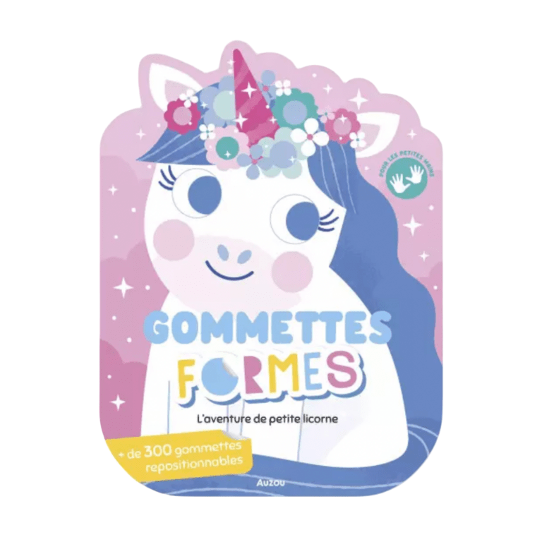 GOMMETTES FORMES - L'AVENTURE DE PETITE LICORNE - Les ptites soeurs