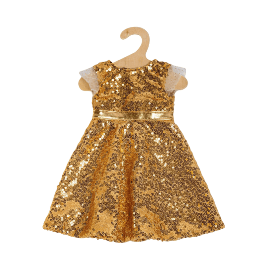 Robe de poupée "Goldstar" - Les ptites soeurs