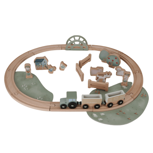 Train en Bois Little Farm - Les ptites soeurs